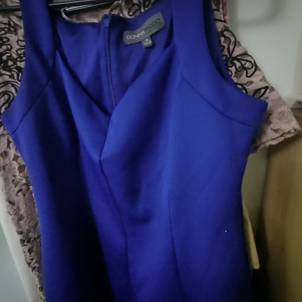 1 cobalt blue XL Dress